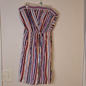 Monteau strapless dress size large NWT